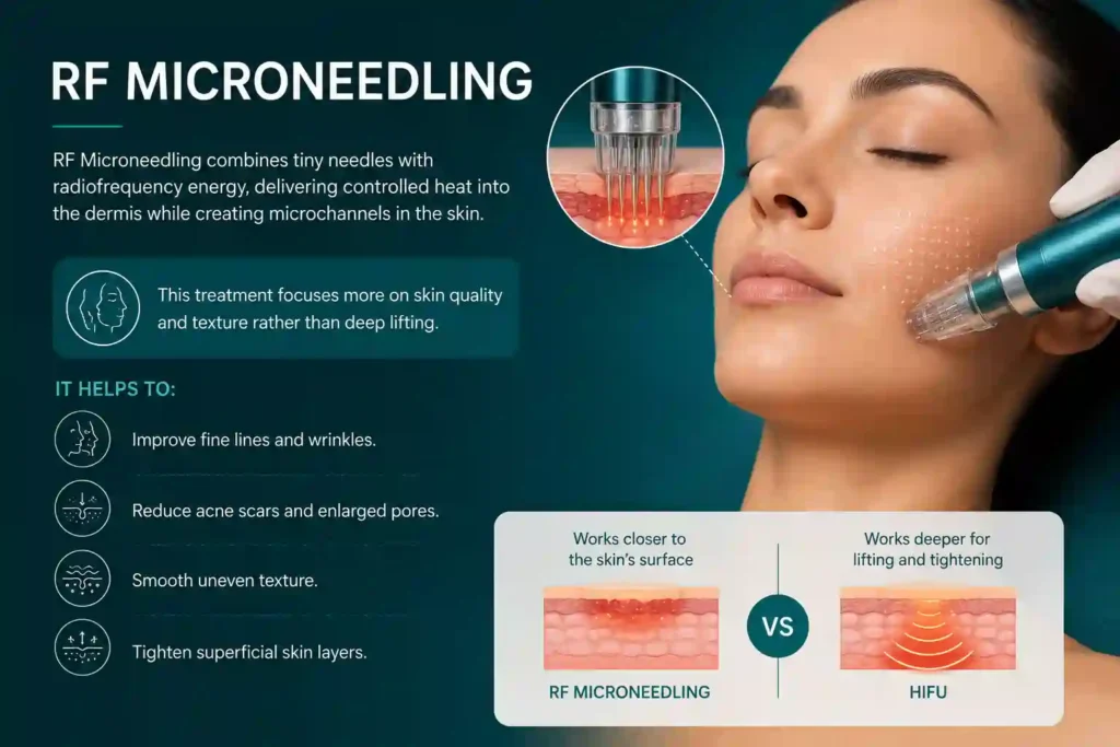 What Does RF Microneedling Do That HIFU Alone Cannot Bishopbriggs